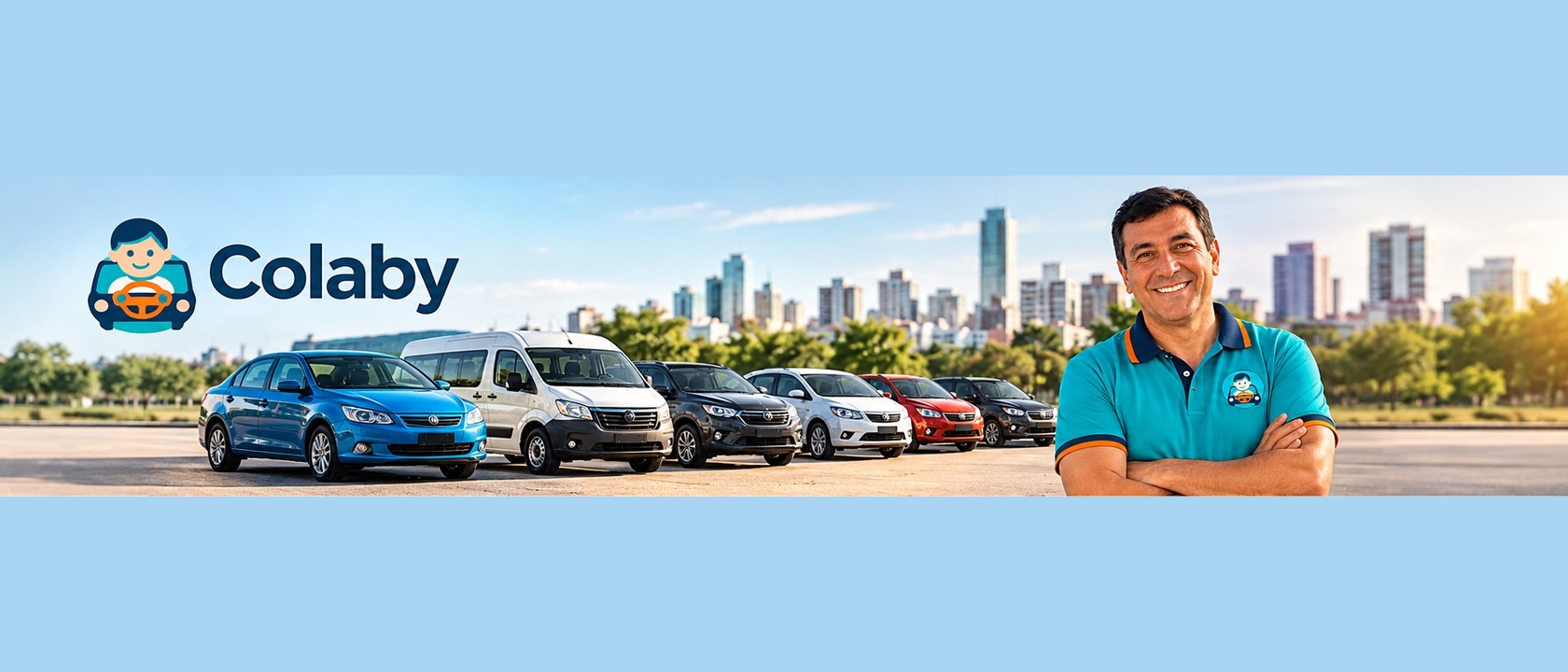 Colaby Movilidad — flota y conductores listos para operar